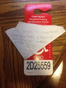 handicap note